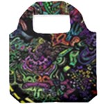 Trippy Dark Psychedelic Foldable Grocery Recycle Bag