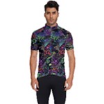 Trippy Dark Psychedelic Men s Short Sleeve Cycling Jersey