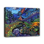 Psychedelic Landscape Canvas 10  x 8  (Stretched)