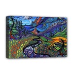 Psychedelic Landscape Deluxe Canvas 18  x 12  (Stretched)