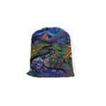 Psychedelic Landscape Drawstring Pouch (Small)