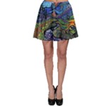 Psychedelic Landscape Skater Skirt