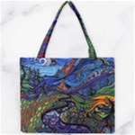 Psychedelic Landscape Mini Tote Bag