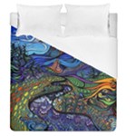 Psychedelic Landscape Duvet Cover (Queen Size)