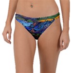Psychedelic Landscape Band Bikini Bottoms