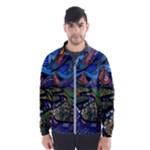 Psychedelic Landscape Men s Windbreaker
