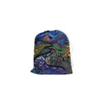 Psychedelic Landscape Drawstring Pouch (XS)