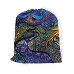 Psychedelic Landscape Drawstring Pouch (2XL)