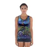 Psychedelic Landscape Sport Tank Top 