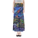 Psychedelic Landscape Full Length Maxi Skirt