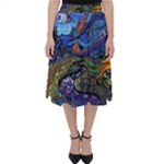 Psychedelic Landscape Classic Midi Skirt