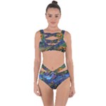 Psychedelic Landscape Bandaged Up Bikini Set 