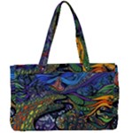 Psychedelic Landscape Canvas Work Bag