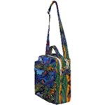 Psychedelic Landscape Crossbody Day Bag