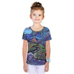 Psychedelic Landscape Kids  One Piece T-Shirt