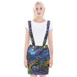 Psychedelic Landscape Braces Suspender Skirt