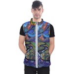 Psychedelic Landscape Men s Puffer Vest