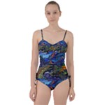 Psychedelic Landscape Sweetheart Tankini Set