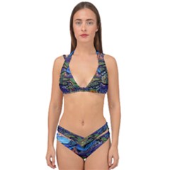 Double Strap Halter Bikini Set 
