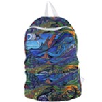 Psychedelic Landscape Foldable Lightweight Backpack