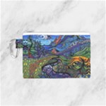 Psychedelic Landscape Canvas Cosmetic Bag (Small)