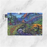 Psychedelic Landscape Canvas Cosmetic Bag (Large)