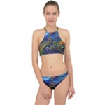 Psychedelic Landscape Halter Bikini Set