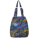 Psychedelic Landscape Center Zip Backpack