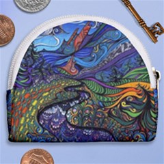 Horseshoe Style Canvas Pouch 