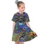 Psychedelic Landscape Kids  Sailor Dress