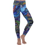 Psychedelic Landscape Kids  Lightweight Velour Classic Yoga Leggings
