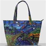 Psychedelic Landscape Back Pocket Shoulder Bag 