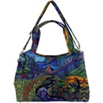 Psychedelic Landscape Double Compartment Shoulder Bag