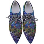 Psychedelic Landscape Pointed Oxford Shoes