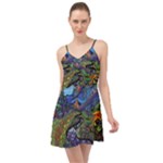 Psychedelic Landscape Summer Time Chiffon Dress