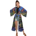 Psychedelic Landscape Maxi Kimono