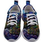 Psychedelic Landscape Kids Athletic Shoes