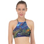 Psychedelic Landscape Halter Bikini Top