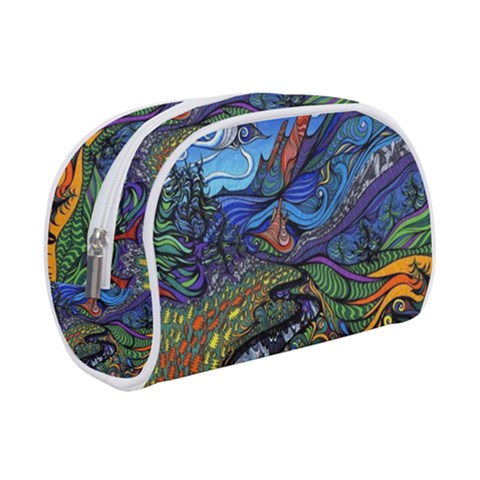 Psychedelic Landscape Make Up Case (Small) from ArtsNow.com