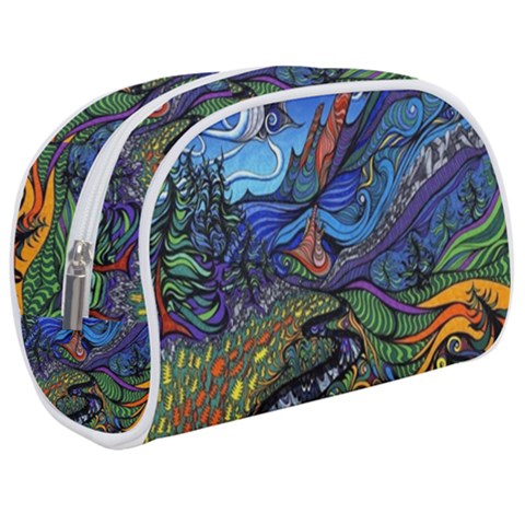 Psychedelic Landscape Make Up Case (Medium) from ArtsNow.com