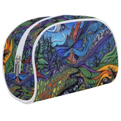 Psychedelic Landscape Make Up Case (Medium) from ArtsNow.com