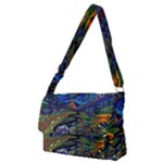 Psychedelic Landscape Full Print Messenger Bag (M)