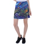 Psychedelic Landscape Tennis Skirt