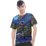 Psychedelic Landscape Men s Sport Top