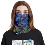 Psychedelic Landscape Face Covering Bandana (Two Sides)