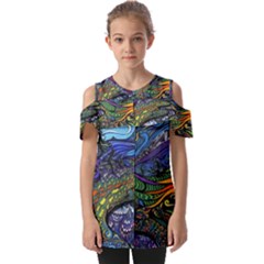Fold Over Open Sleeve Top 