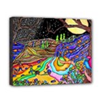 Nature Moon Psychedelic Painting Canvas 10  x 8  (Stretched)