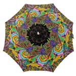 Nature Moon Psychedelic Painting Straight Umbrellas