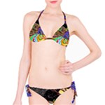 Nature Moon Psychedelic Painting Classic Bikini Set
