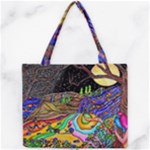 Nature Moon Psychedelic Painting Mini Tote Bag
